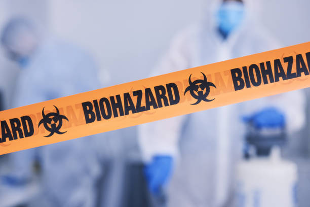Professional Biohazard technician working in Hasbrouck Heights, NJ